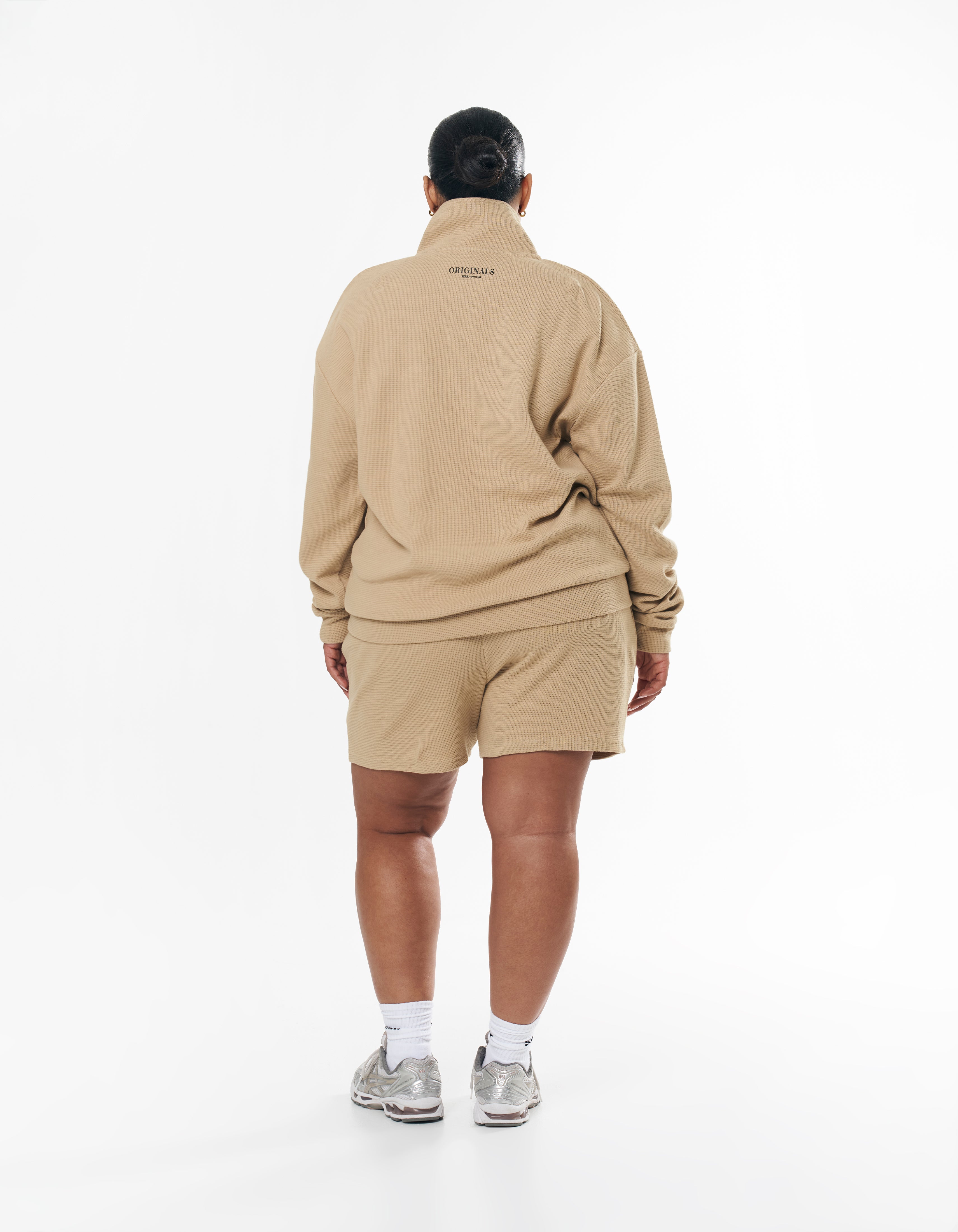 Originals Waffle 1/4 Zip - Sand – STAX.