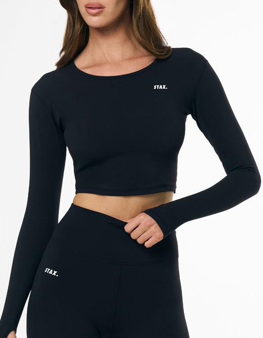 Scoop Long Sleeve NANDEX ™ - Black