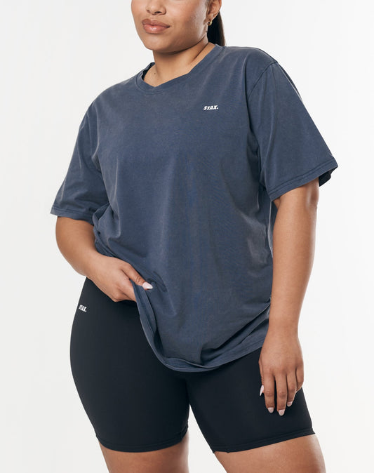 Oversize Tee - Navy