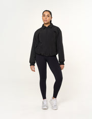 Collared Bomber Jacket - Ink