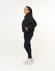 Collared Bomber Jacket - Ink