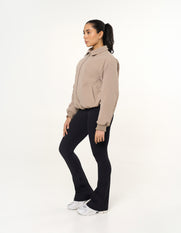 Collared Bomber Jacket - Sandstone