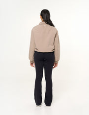 Collared Bomber Jacket - Sandstone