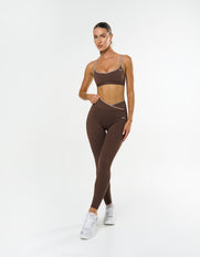 Double Strap Crop Airlyte - Coconut