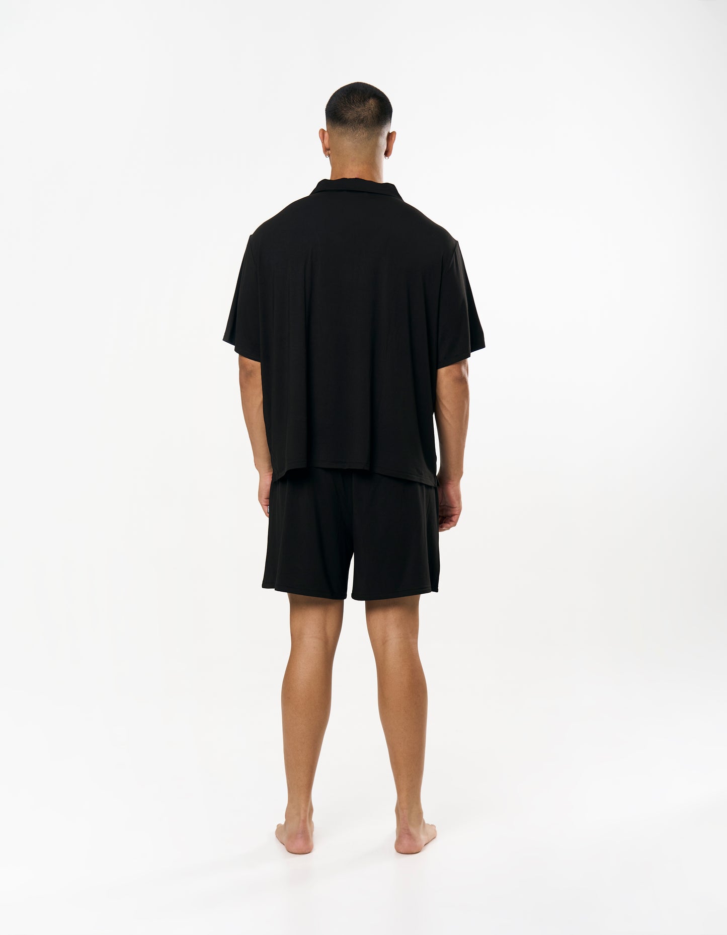 Sleep Short Sleeve Shirt - Black