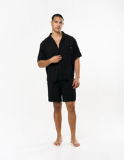 Sleep Short Sleeve Shirt - Black