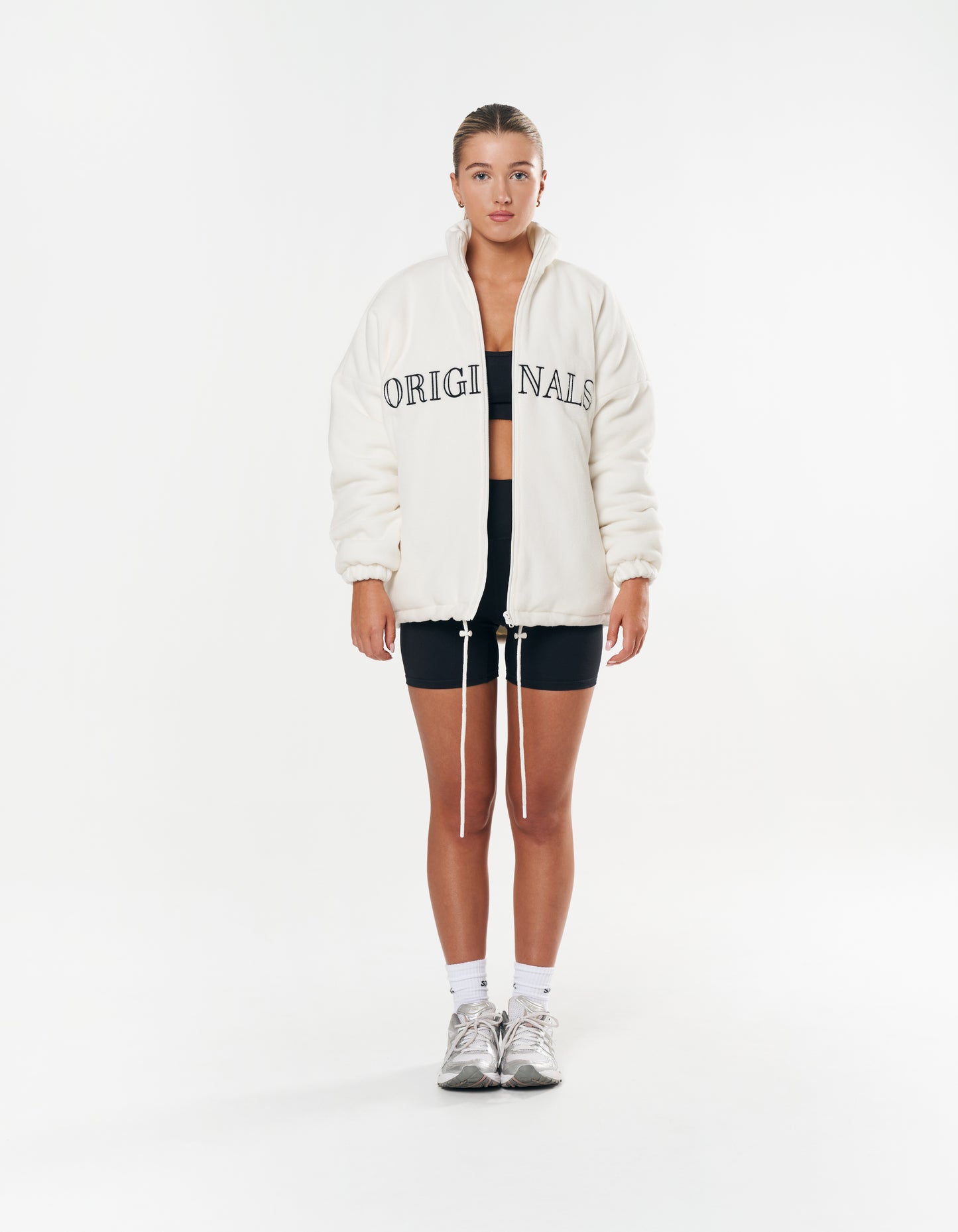 Originals Polar Fleece Jacket- White