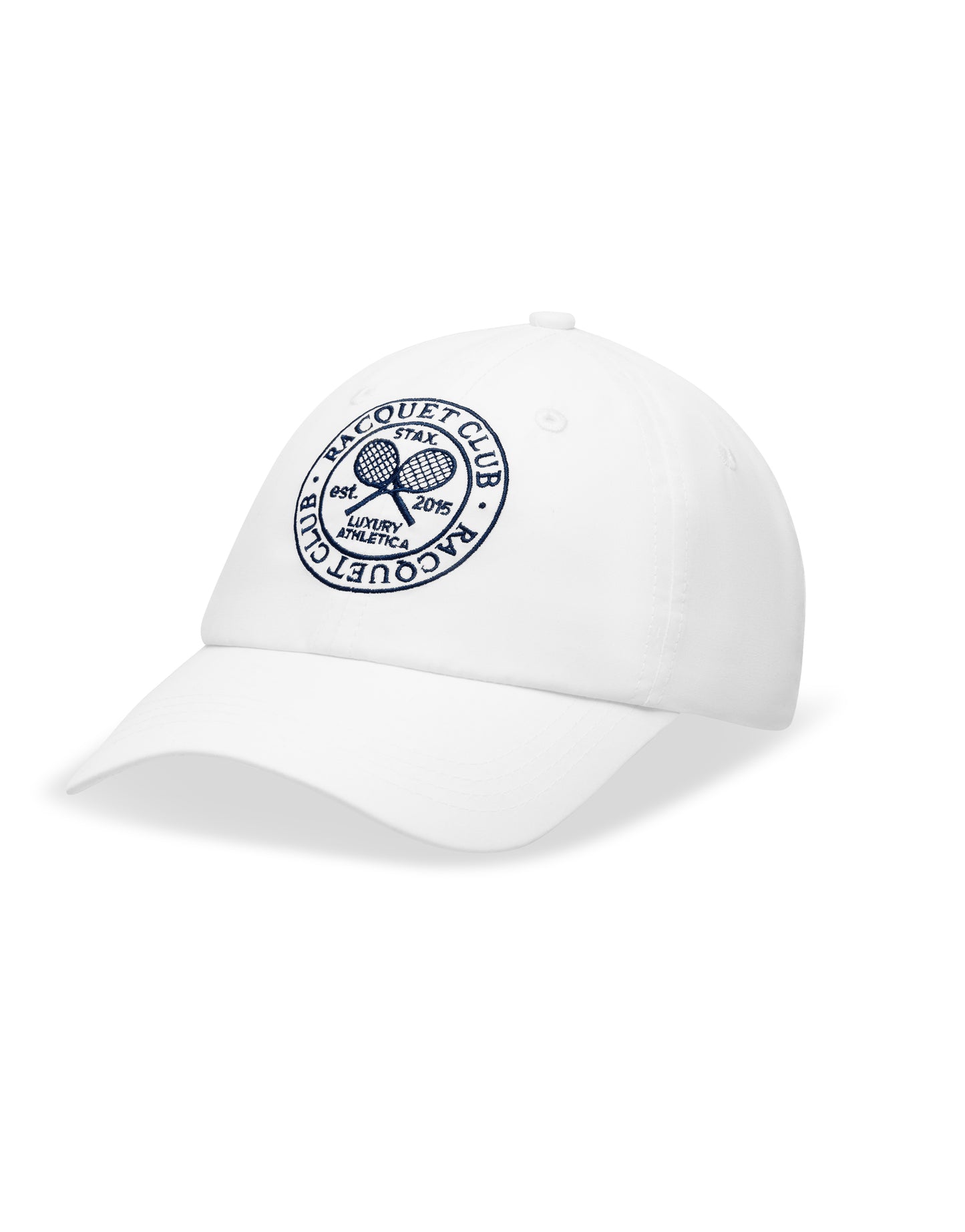 Racquet Club Logo Cap - White