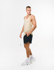 RC3 Mens Sport Singlet - Cream