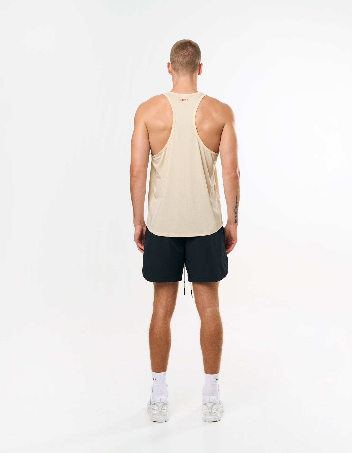 RC3 Mens Sport Singlet - Cream