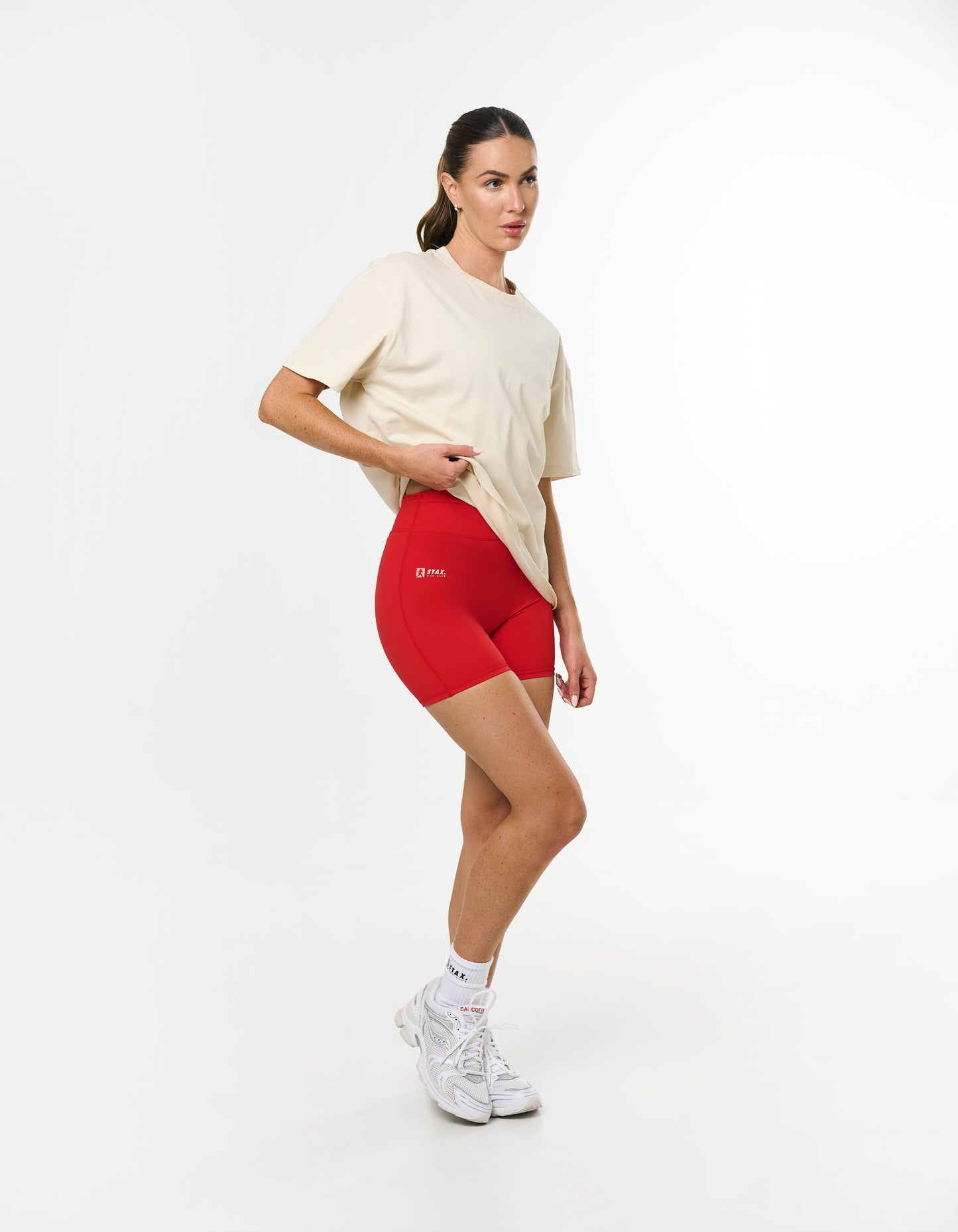 RC3 Midi Bike Shorts NANDEX™ - Red