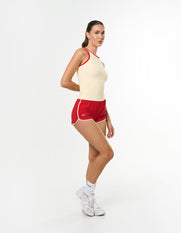 RC3 Ribbed Singlet - Cream