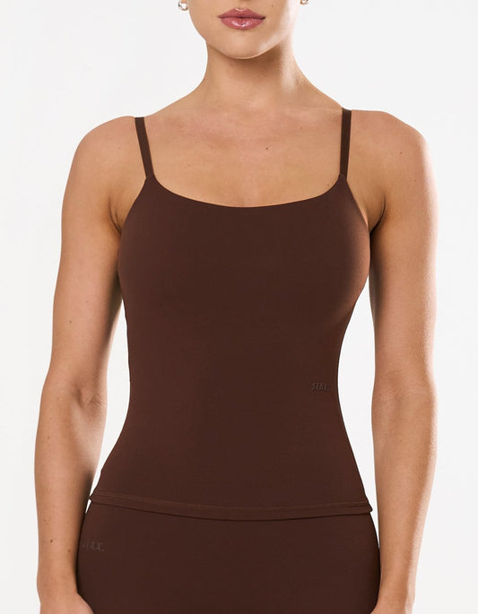 Longline Singlet NANDEX™ - Chocolate