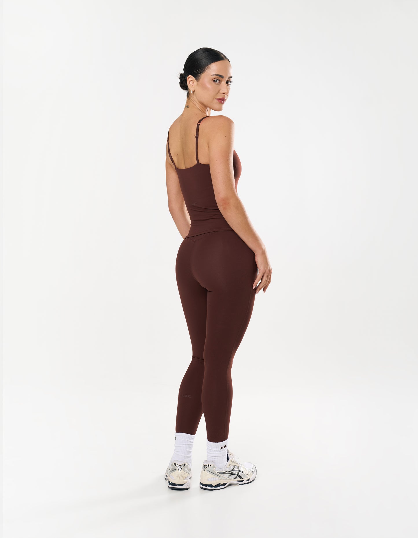 Longline Singlet NANDEX™ - Chocolate