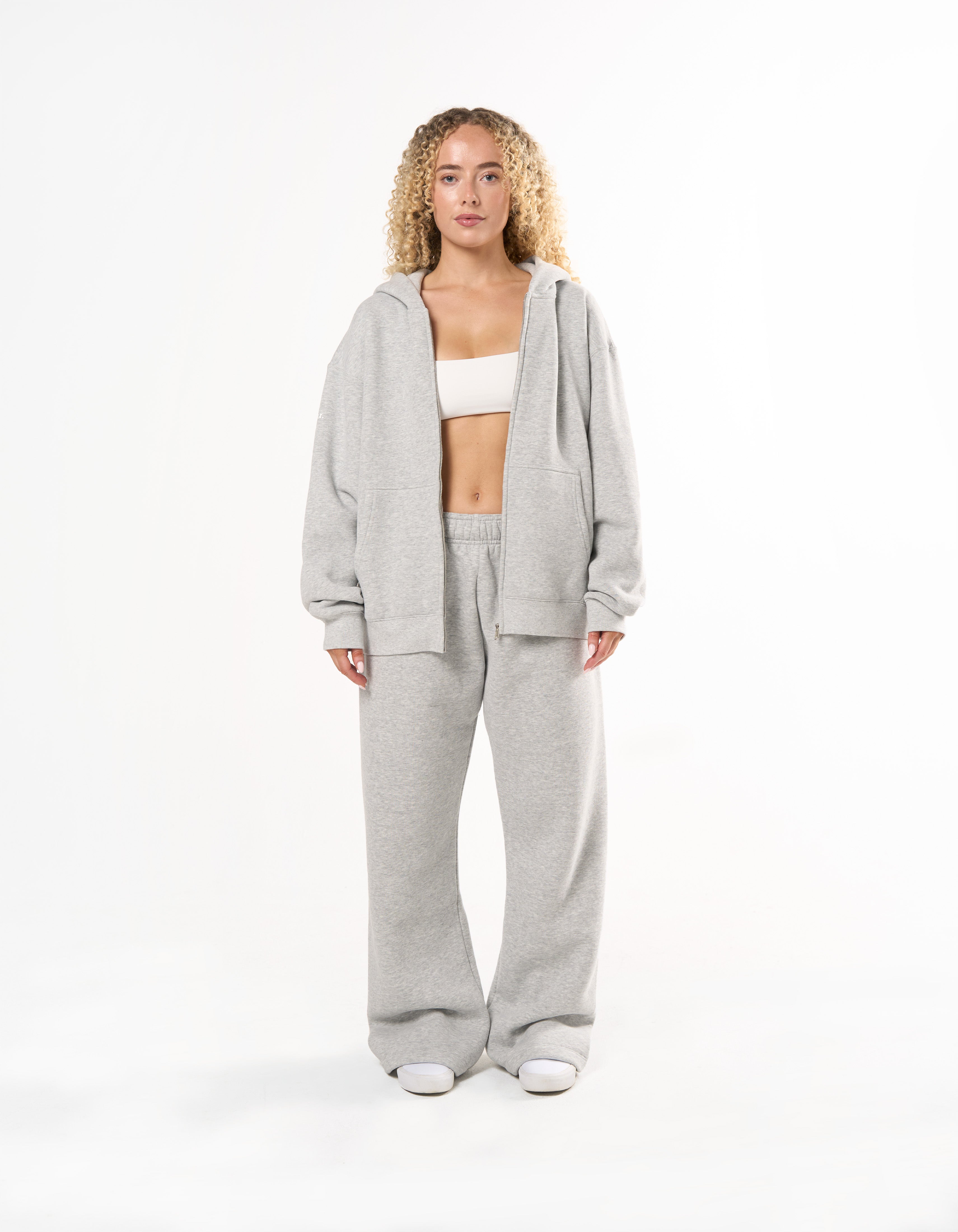 Zip Hoodie Solfleece® - Grey Marle – STAX.