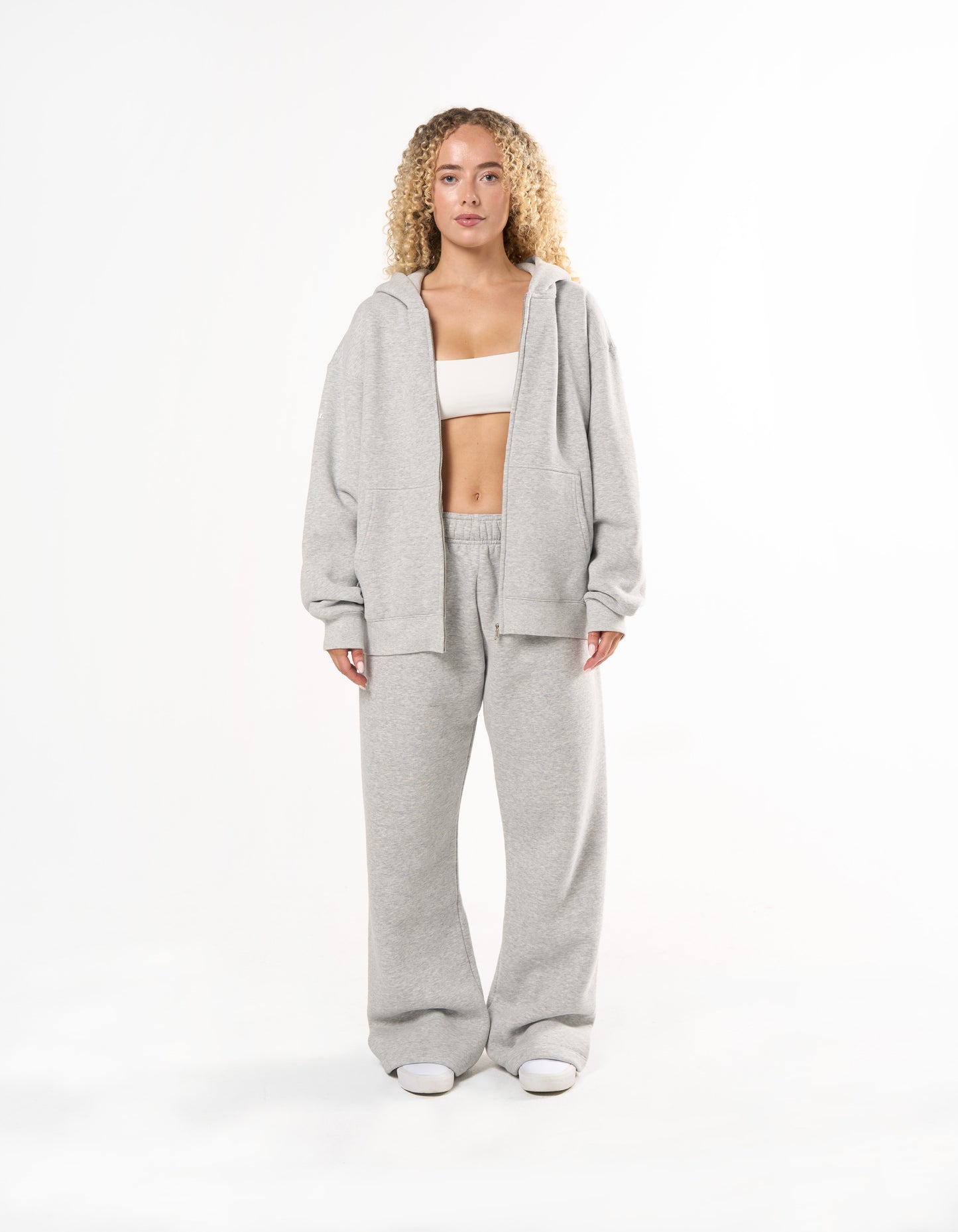 Zip Hoodie Solfleece® - Grey Marle