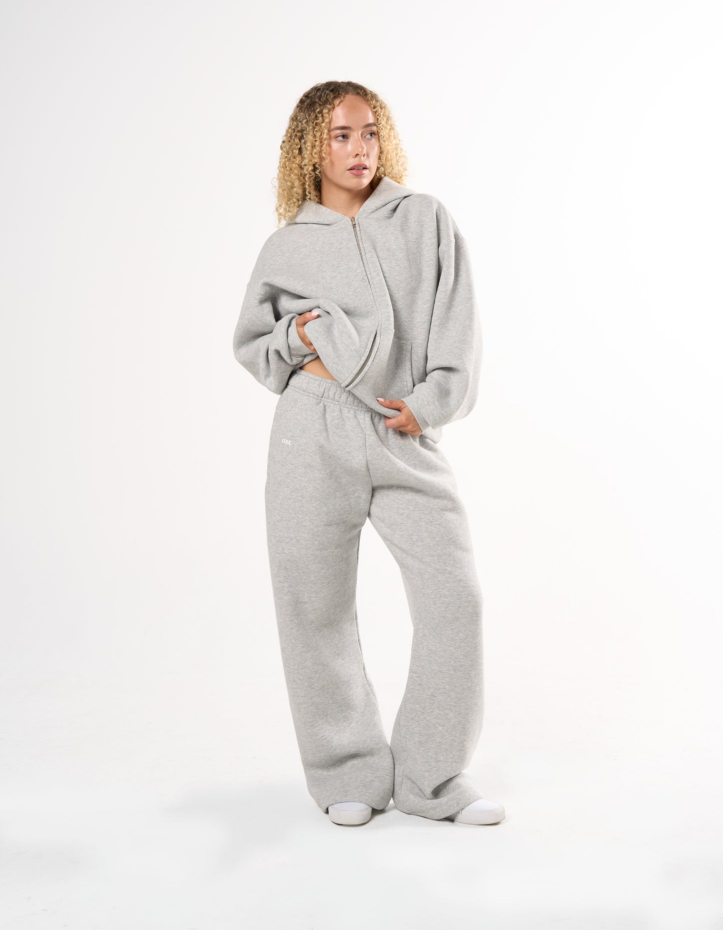 Zip Hoodie Solfleece® - Grey Marle