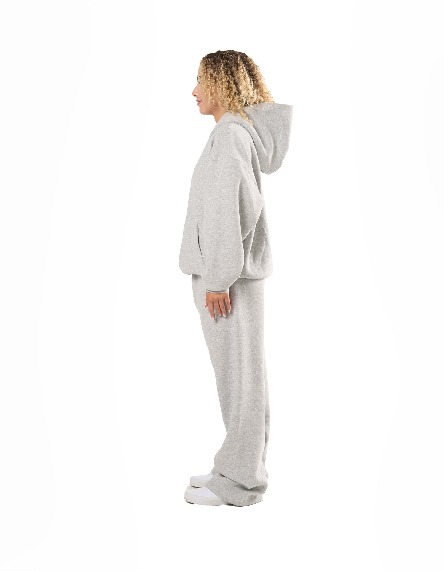 Zip Hoodie Solfleece® - Grey Marle