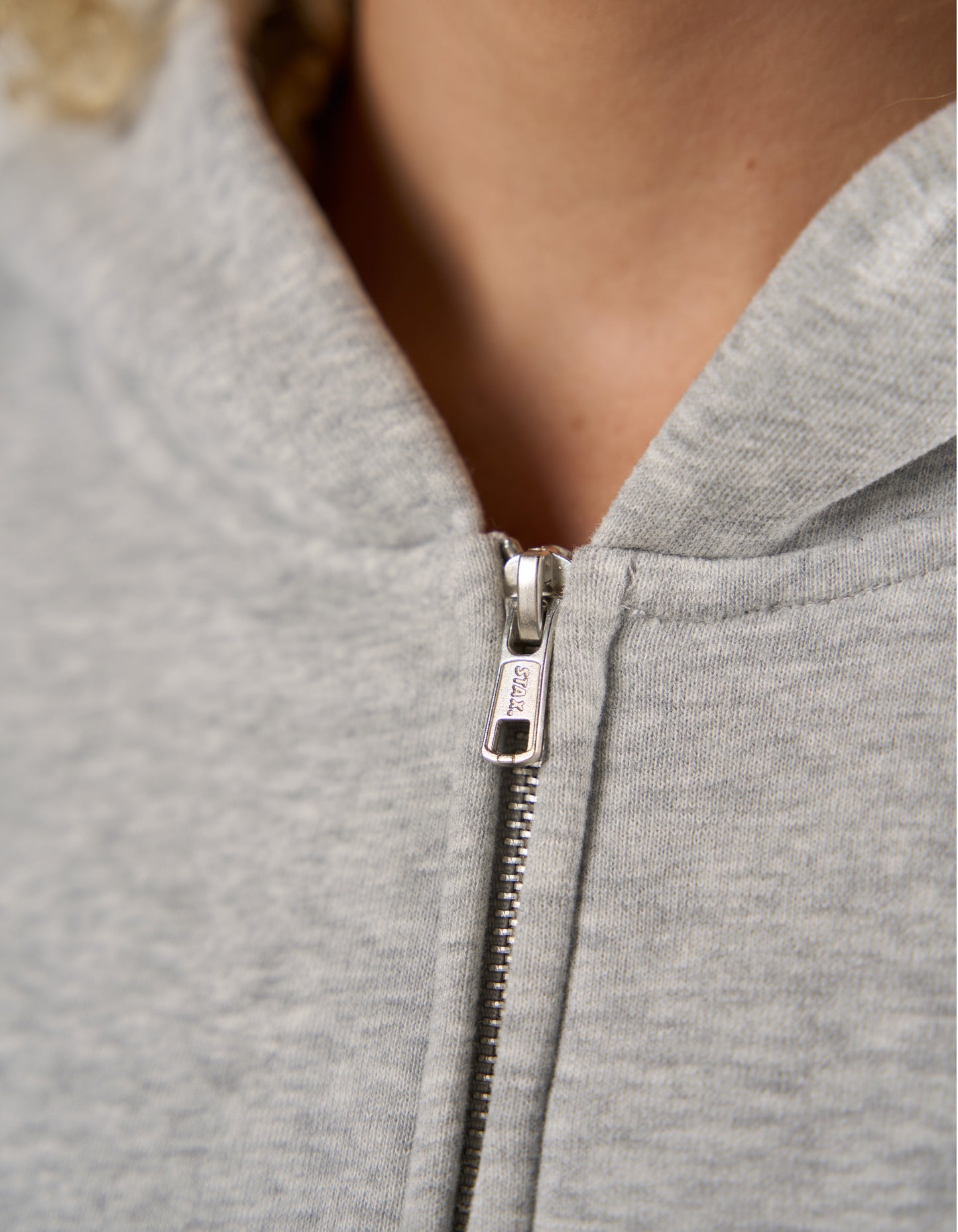 Zip Hoodie Solfleece® - Grey Marle
