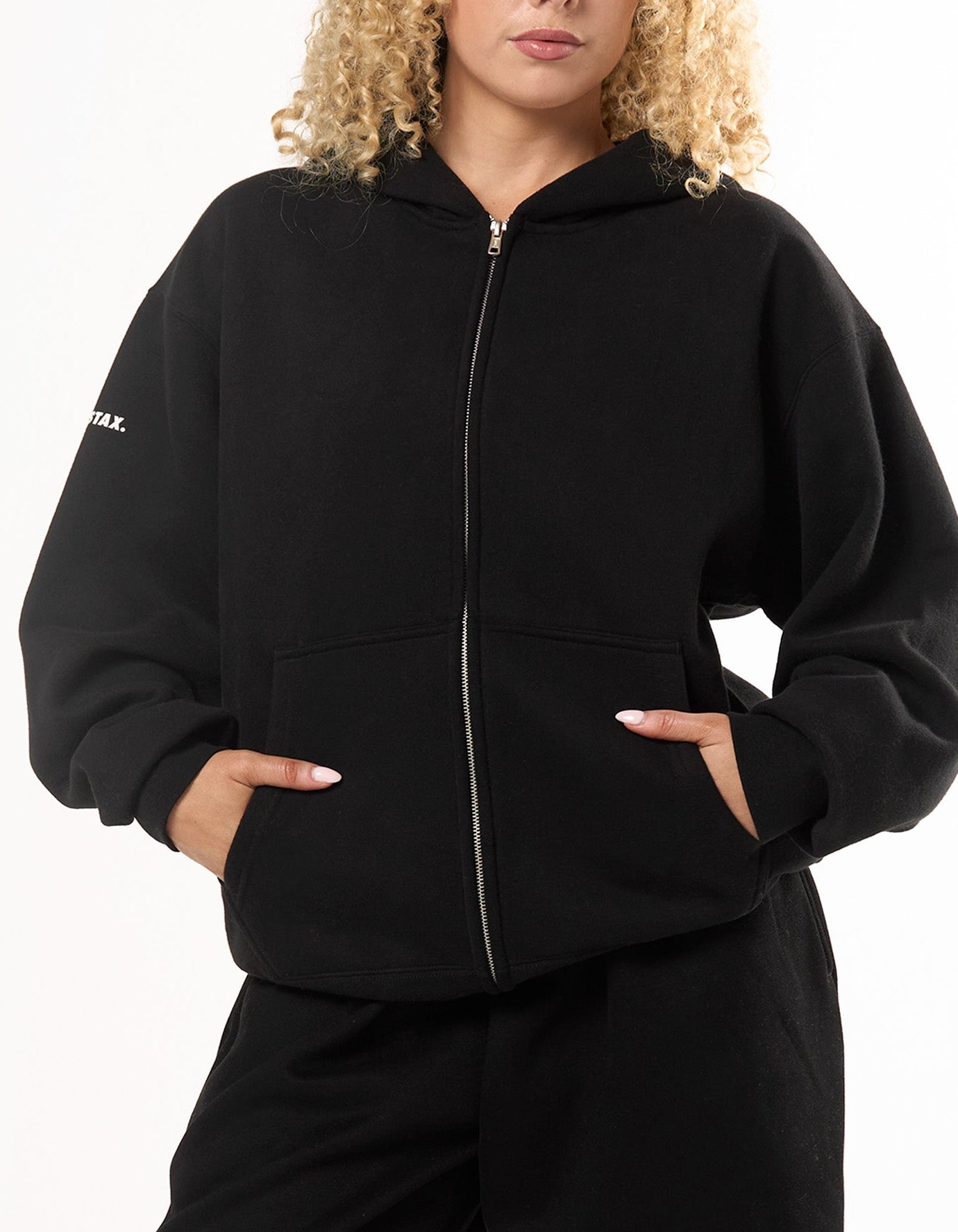 Zip Hoodie Solfleece® - Black
