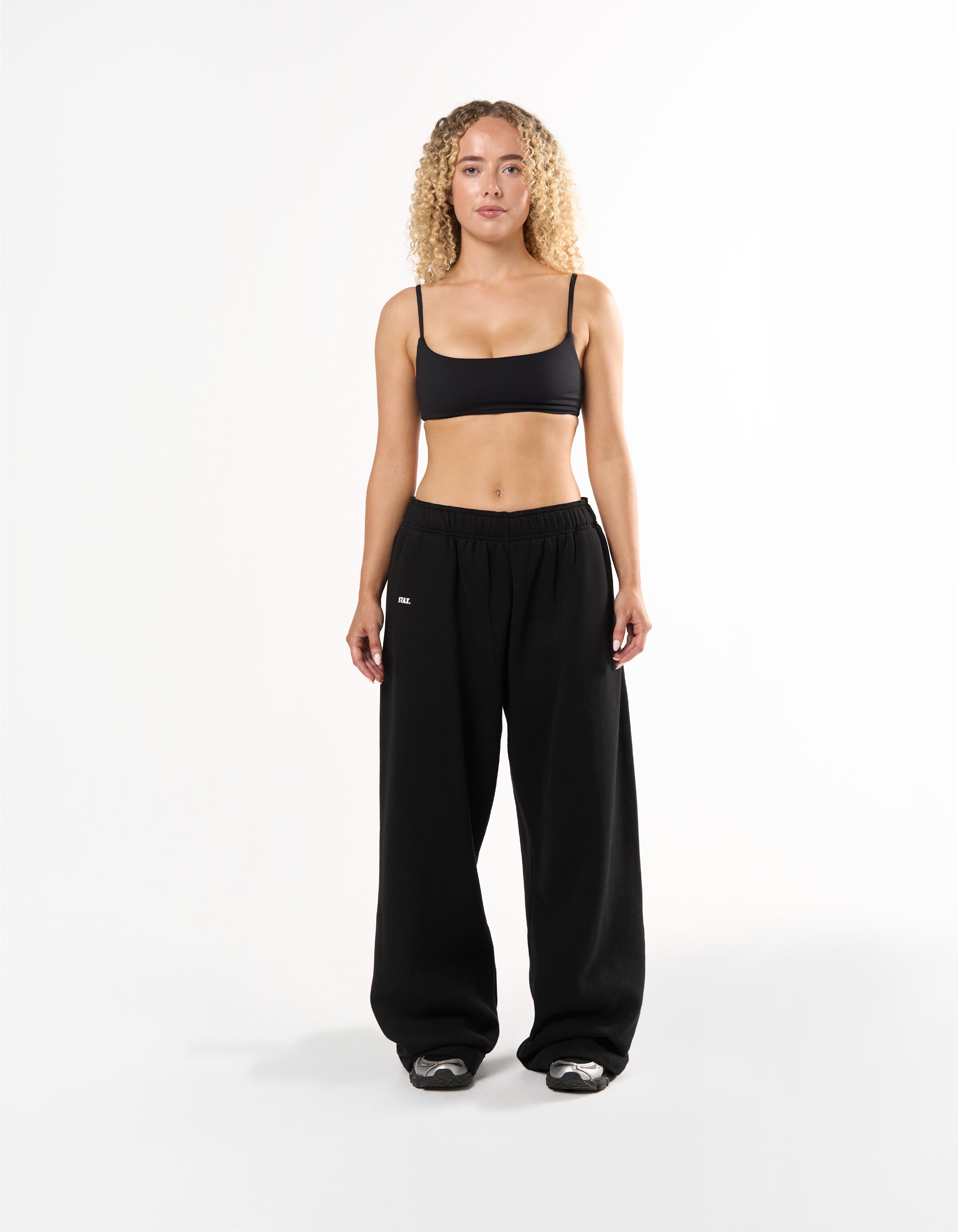Wide Leg Joggers Solfleece® - Black – STAX.