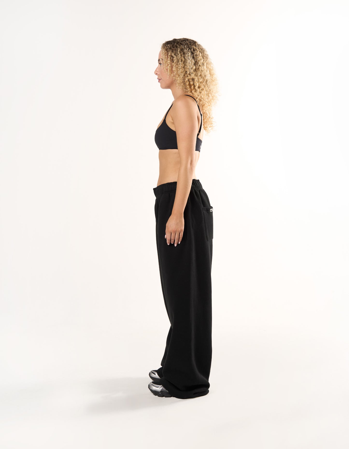 Wide Leg Joggers Solfleece® - Black