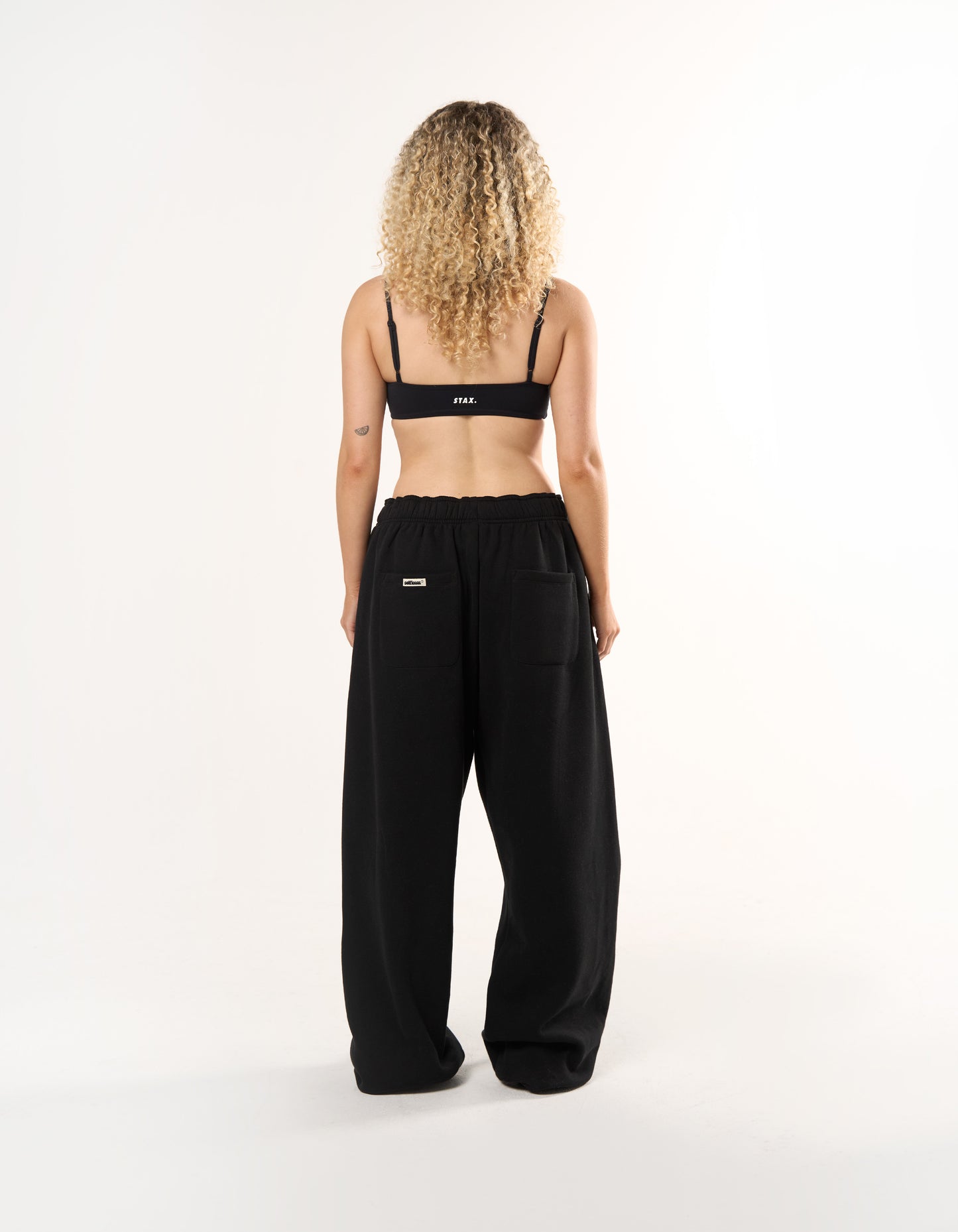 Wide Leg Joggers Solfleece® - Black