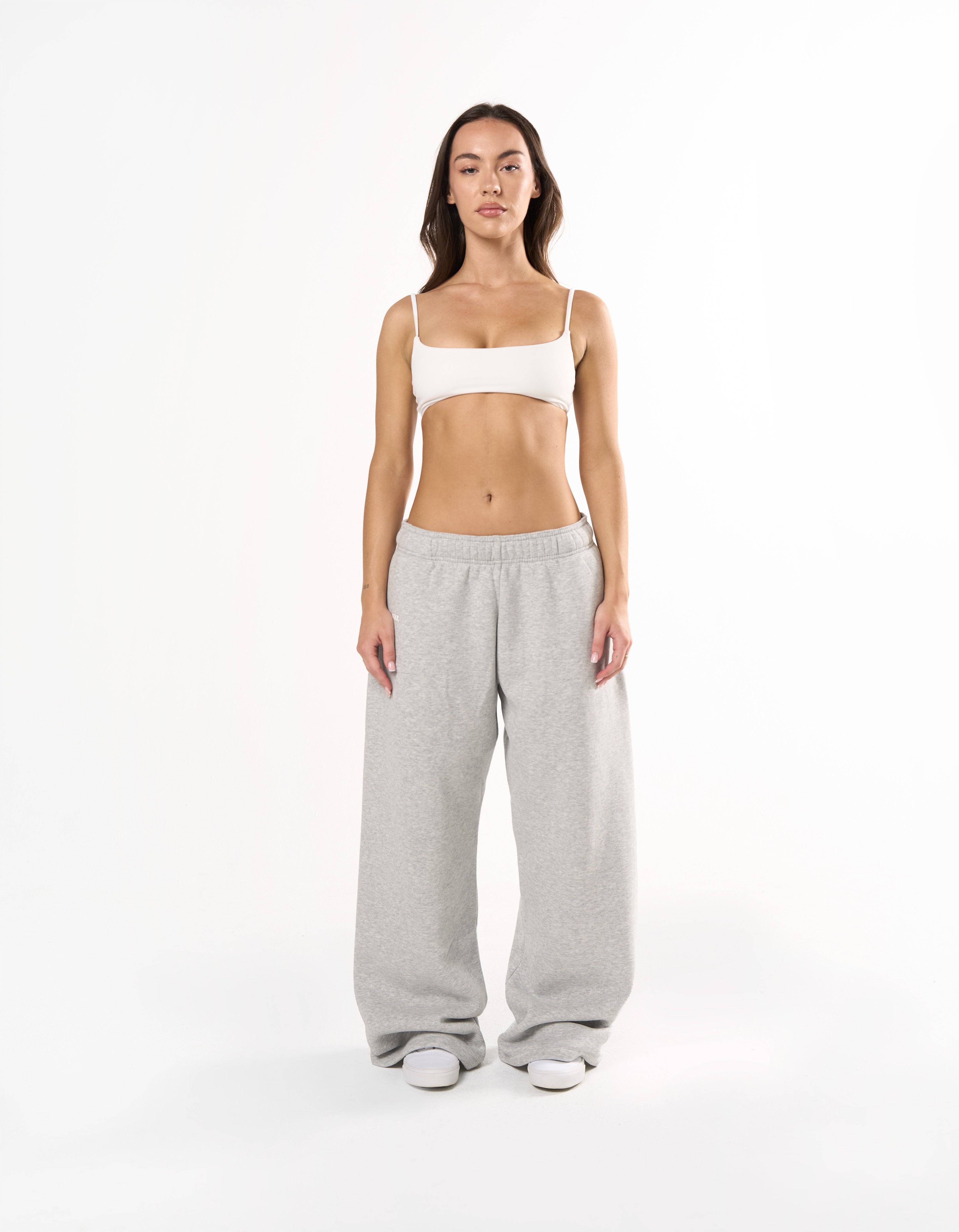Wide Leg Joggers Solfleece® - Grey Marle – STAX.