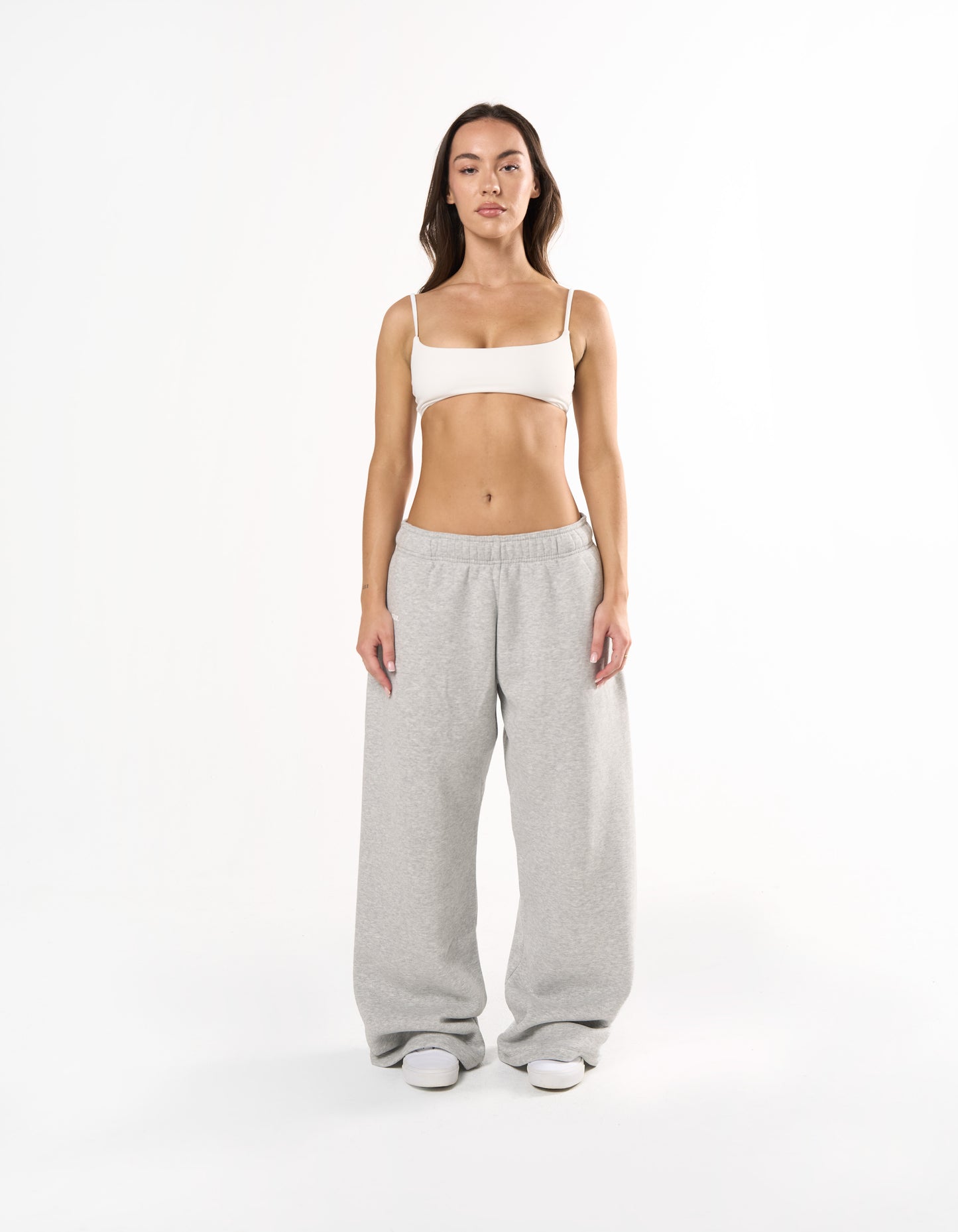 Wide Leg Joggers Solfleece® - Grey Marle