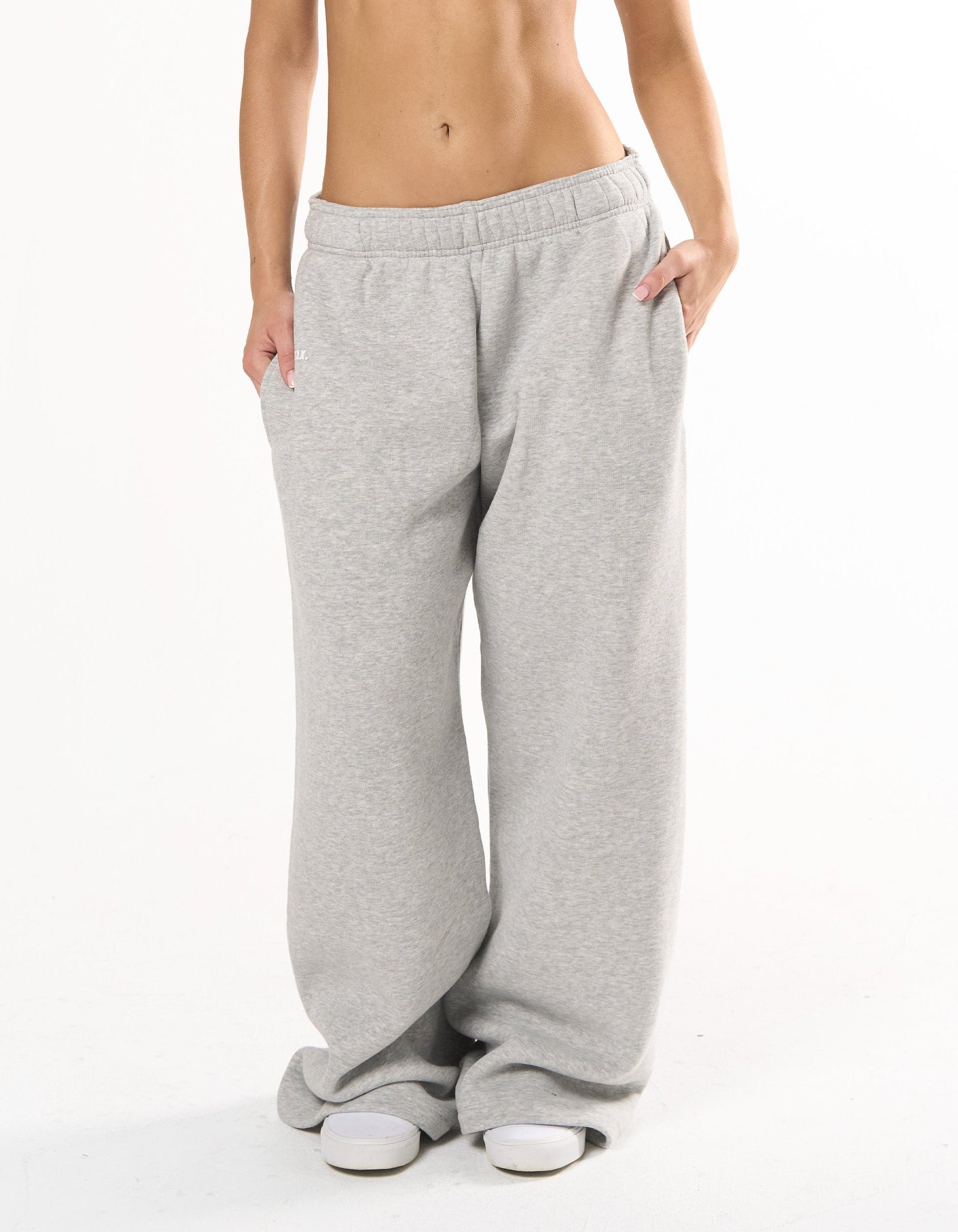 Wide Leg Joggers Solfleece® - Grey Marle