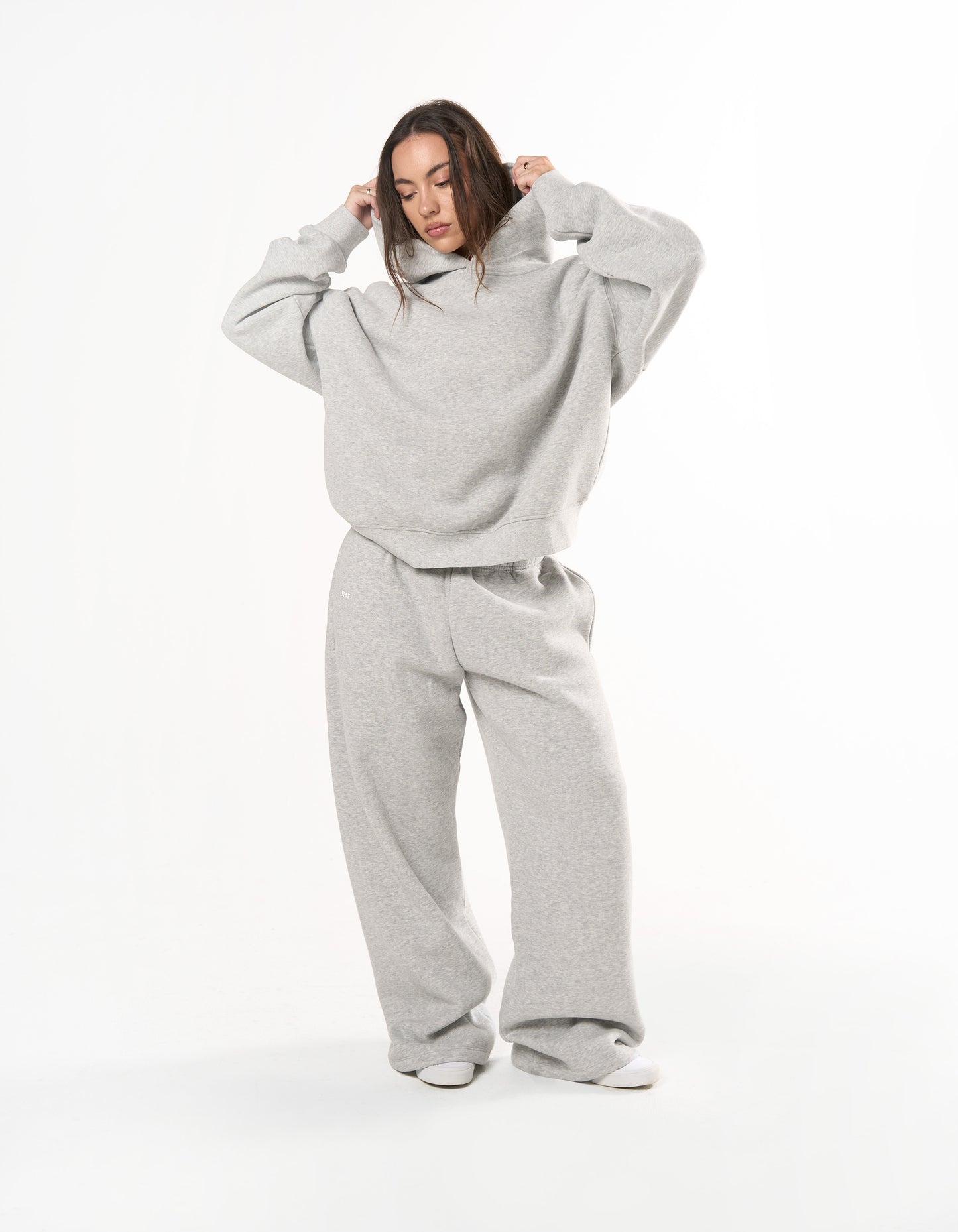 Wide Leg Joggers Solfleece® - Grey Marle