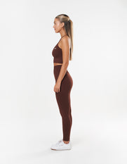 Premium Seamless Tights - Umber