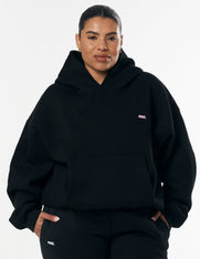 Classic Hoodie - Black/Pink