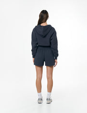 Cropped Zip Hoodie Solfleece® - Vintage Navy