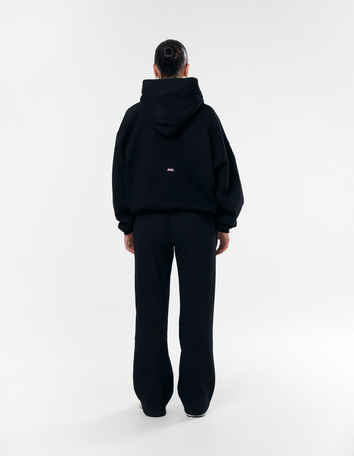 Classic Hoodie - Black/Pink