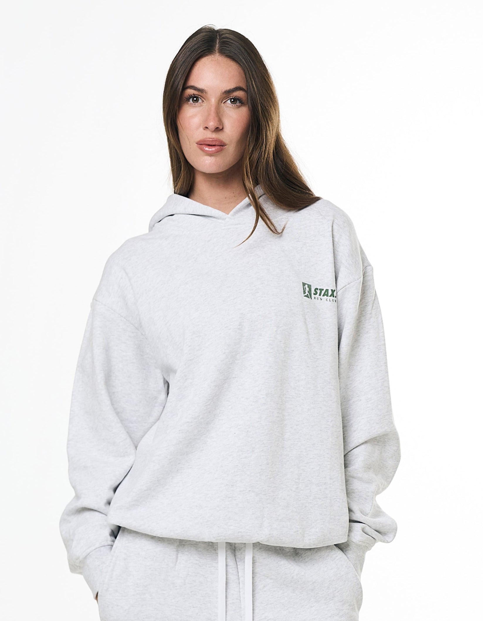 Run Club Hoodie - Grey Marle