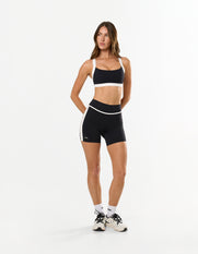 Panel Midi Bike Shorts Airlyte - Black