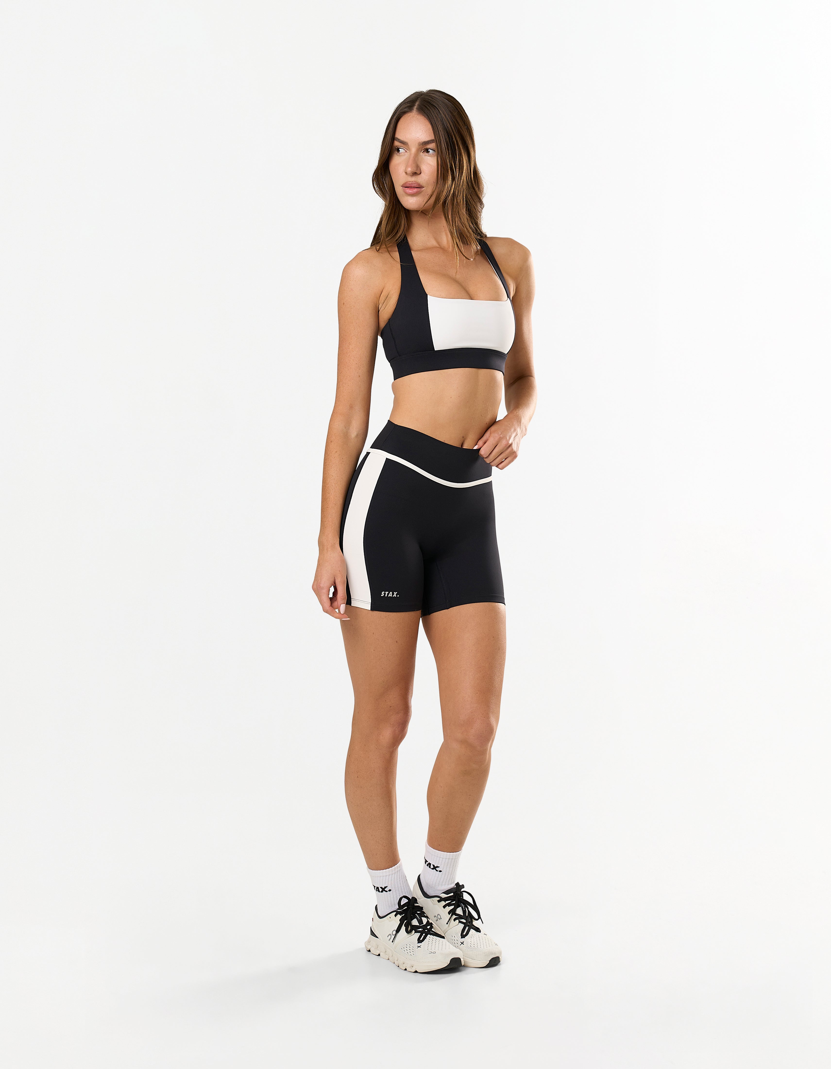 Panel Midi Bike Shorts Airlyte - Black