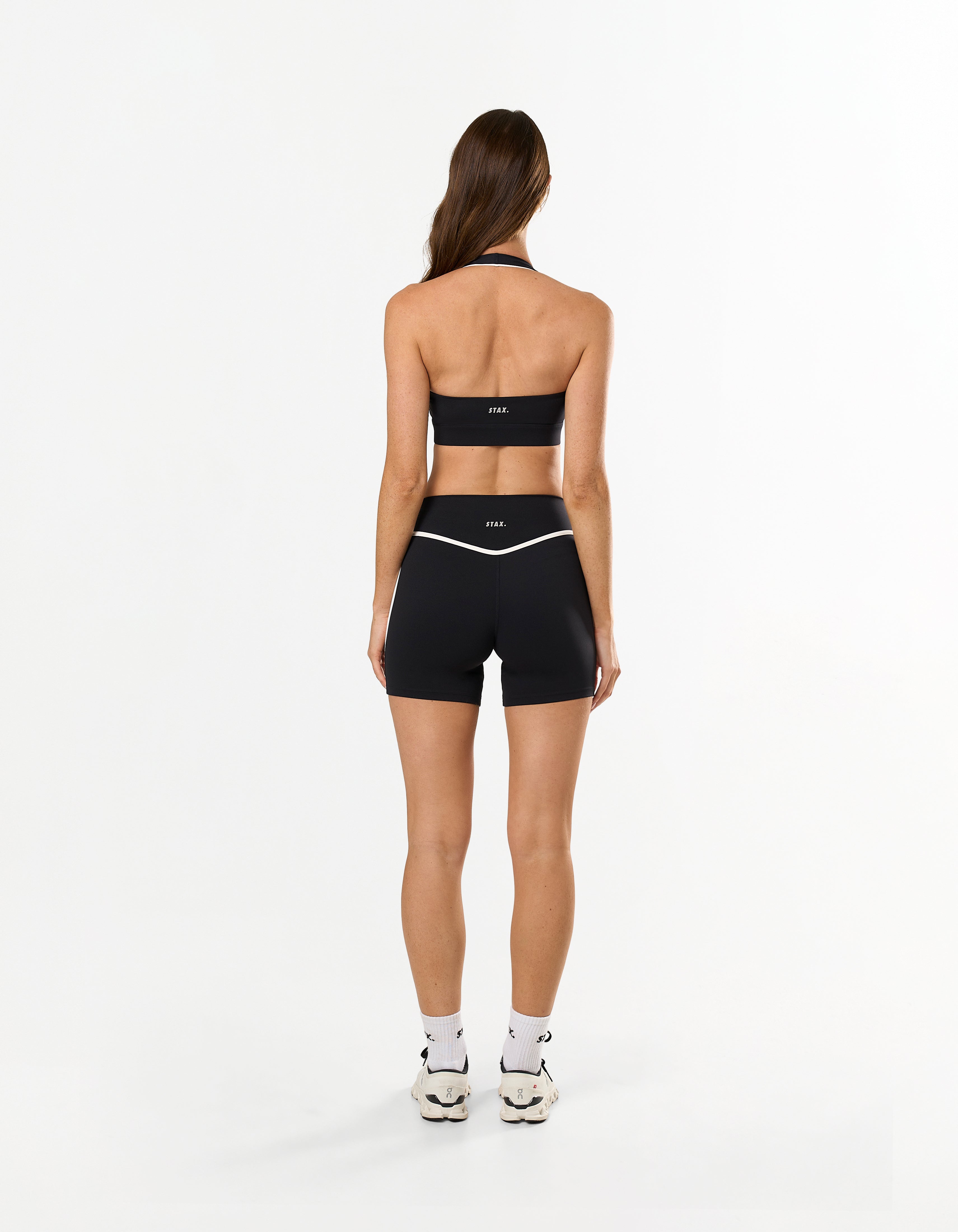 Panel Halter Sports Bra Airlyte - Black