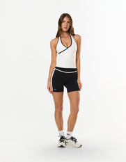 Crossover Halter Tank Airlyte - White