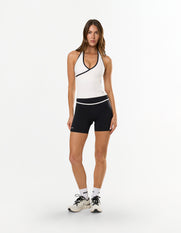 Crossover Halter Tank Airlyte - White