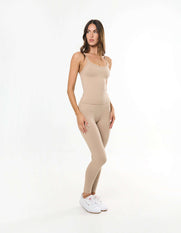 Premium Seamless Tank - Taupe