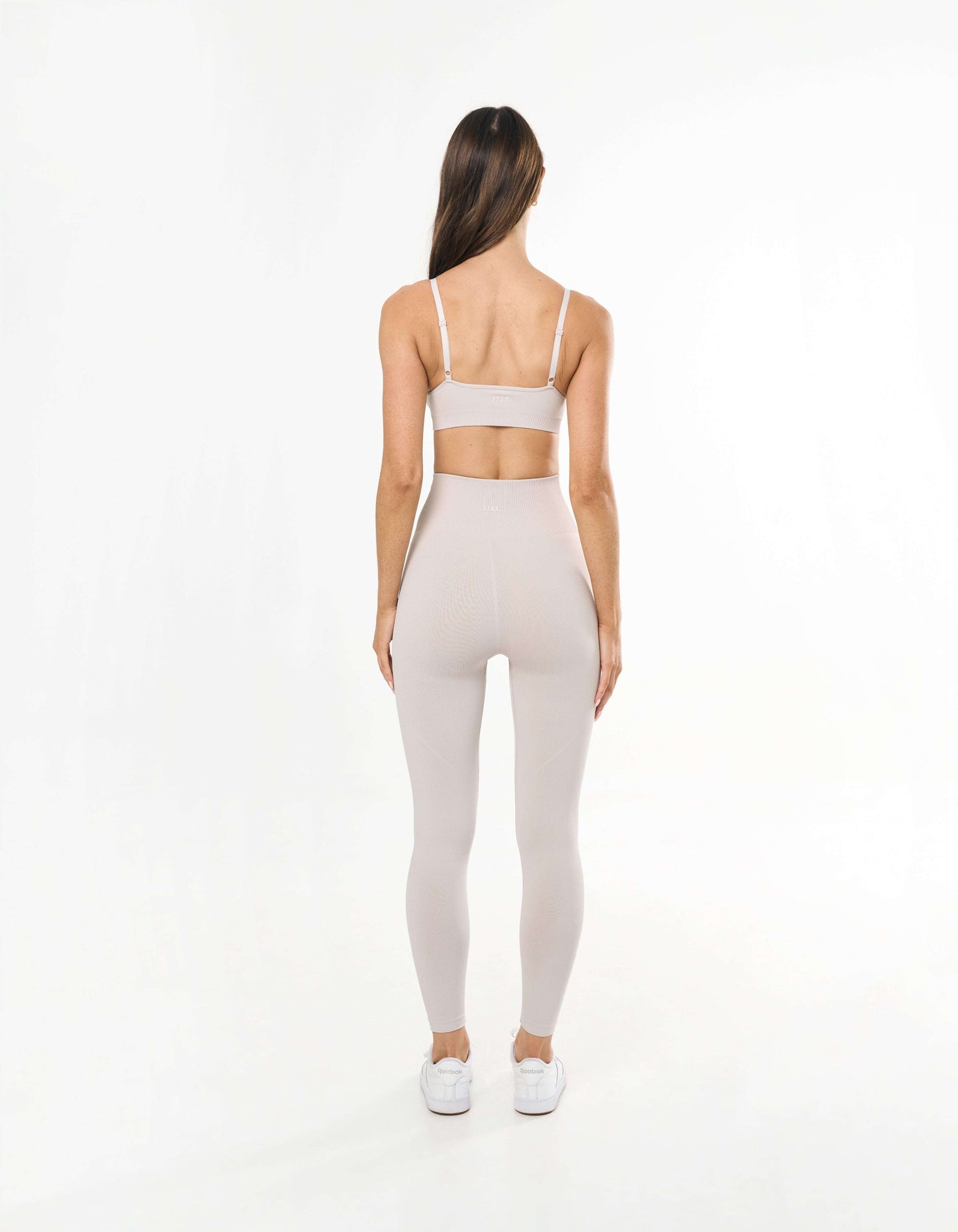 Premium Seamless Full Length Tights - Bone