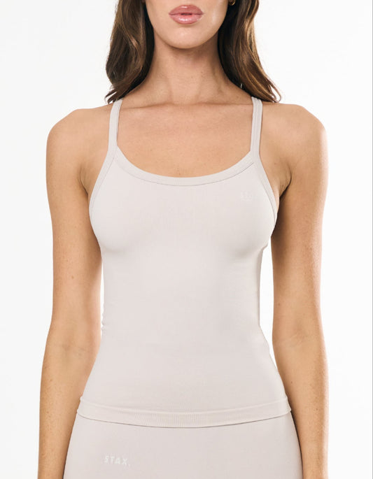 Premium Seamless Tank - Bone