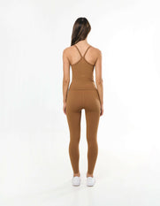 Premium Seamless Tank - Toffee