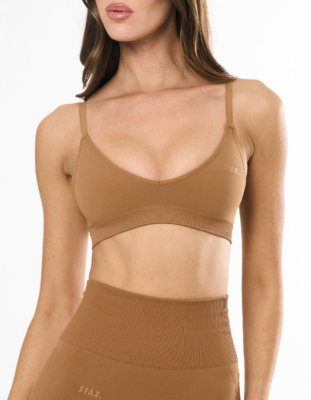 Premium Seamless Bralette -  Toffee