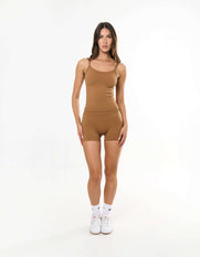 Premium Seamless Tank - Toffee