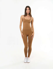 Premium Seamless Tank - Toffee