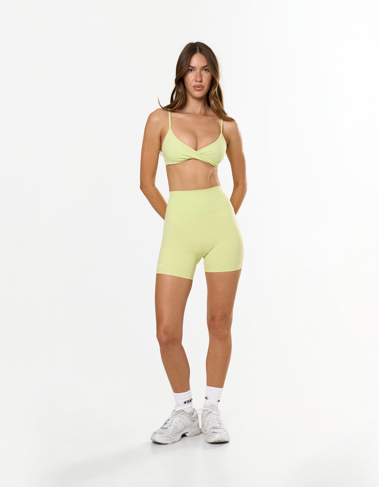 Twist Crop Airlyte - Lime