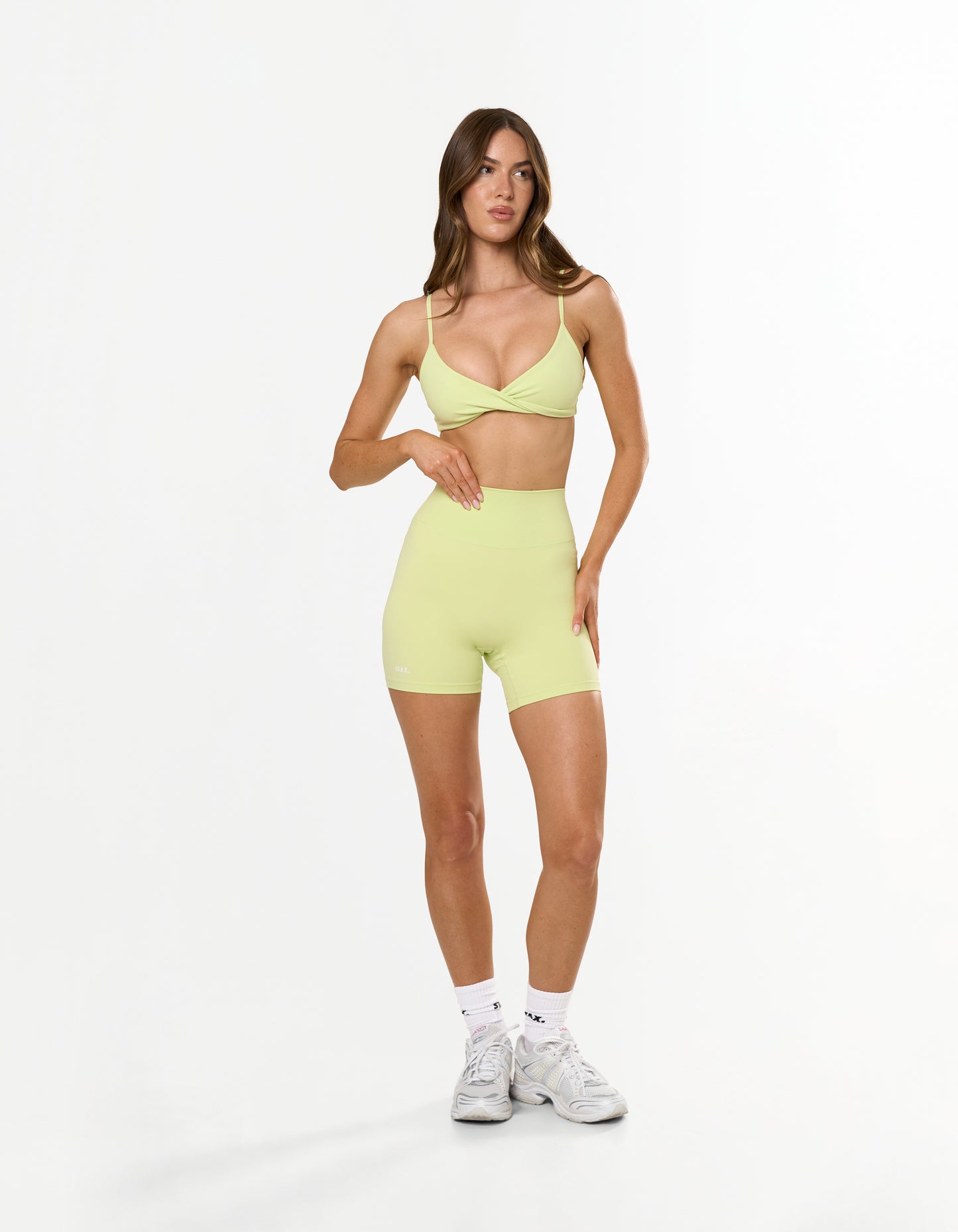 Twist Crop Airlyte - Lime